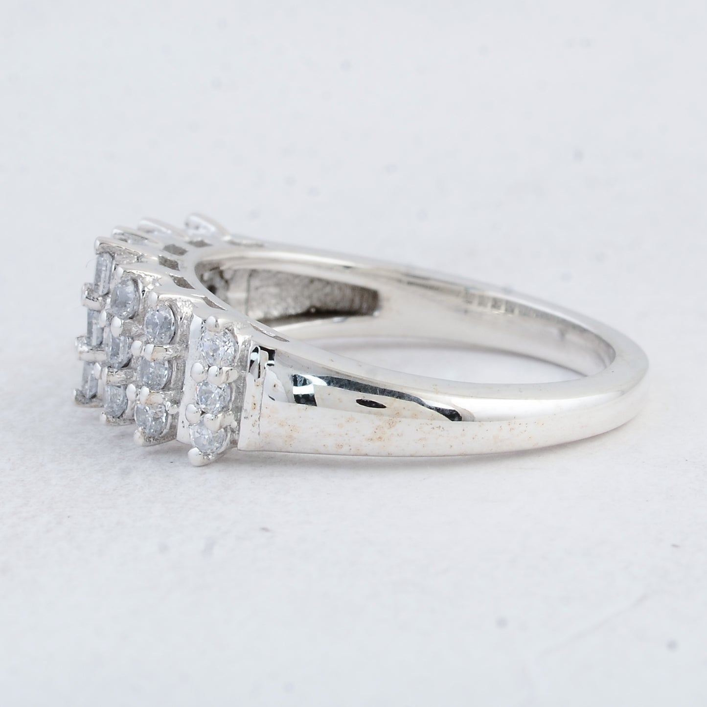 1.01 Ct Round Cubic Zirconia 925 Sterling Silver Ring