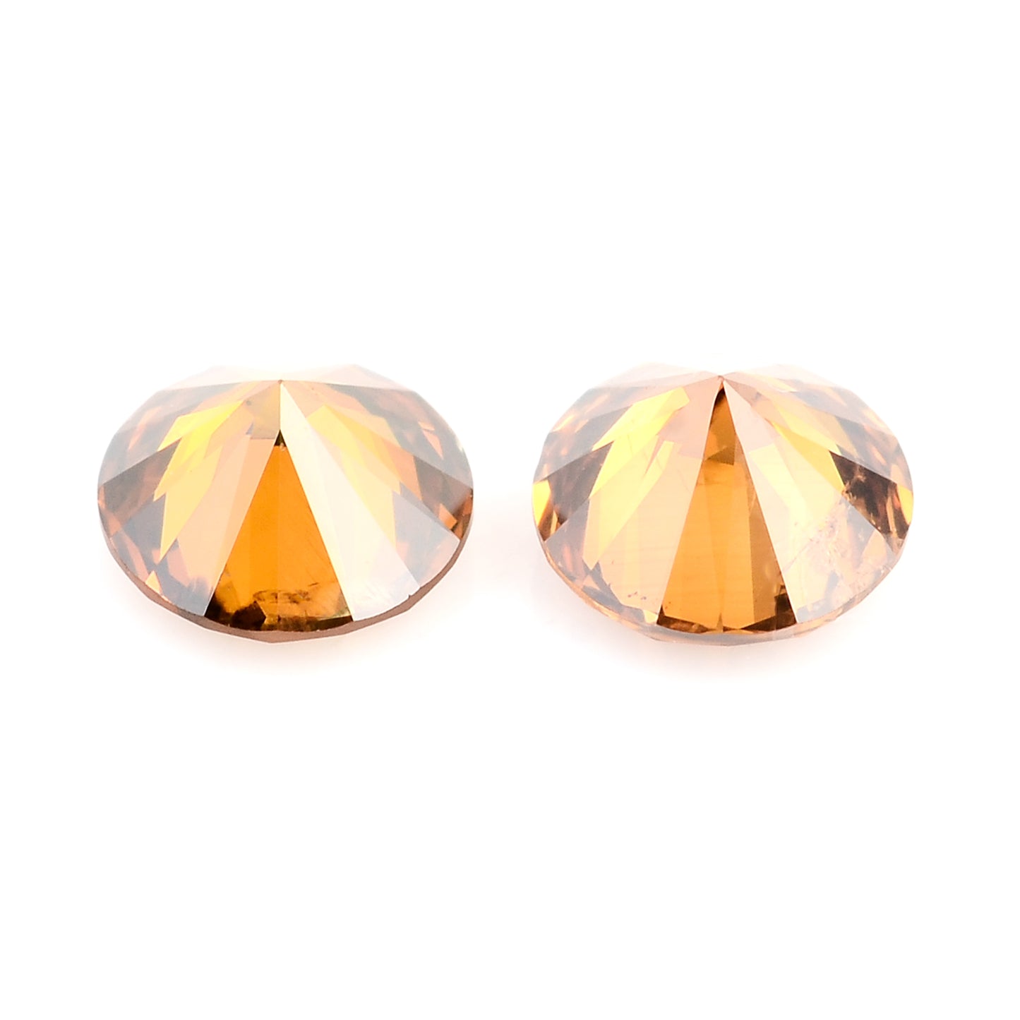 0.50 Red Diamond Round Loose Gemstone