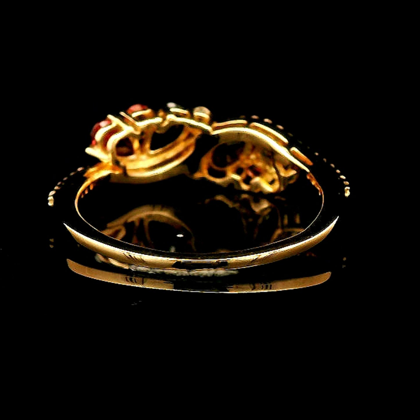 0.87 Ct Pear Tourmaline 14K Gold Ring
