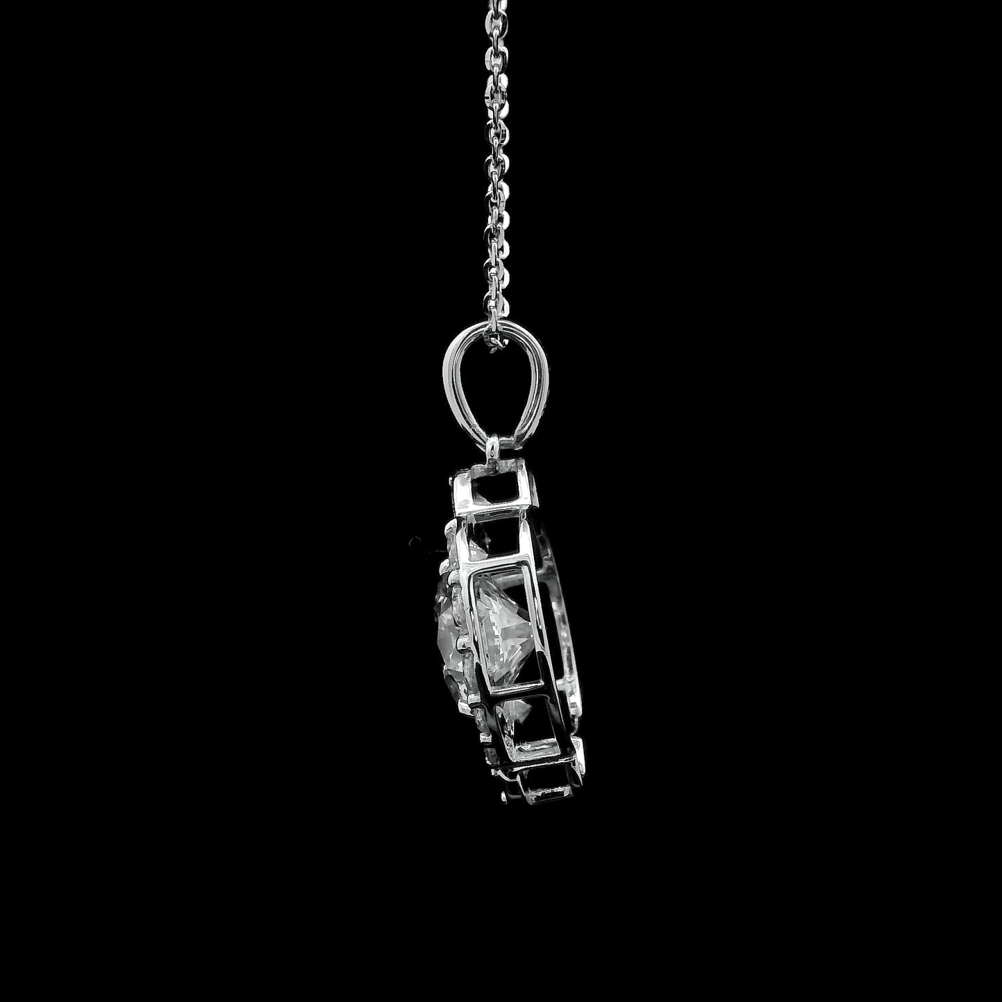 2.15 Carats Lab Grown Diamond 14K Gold Pendant