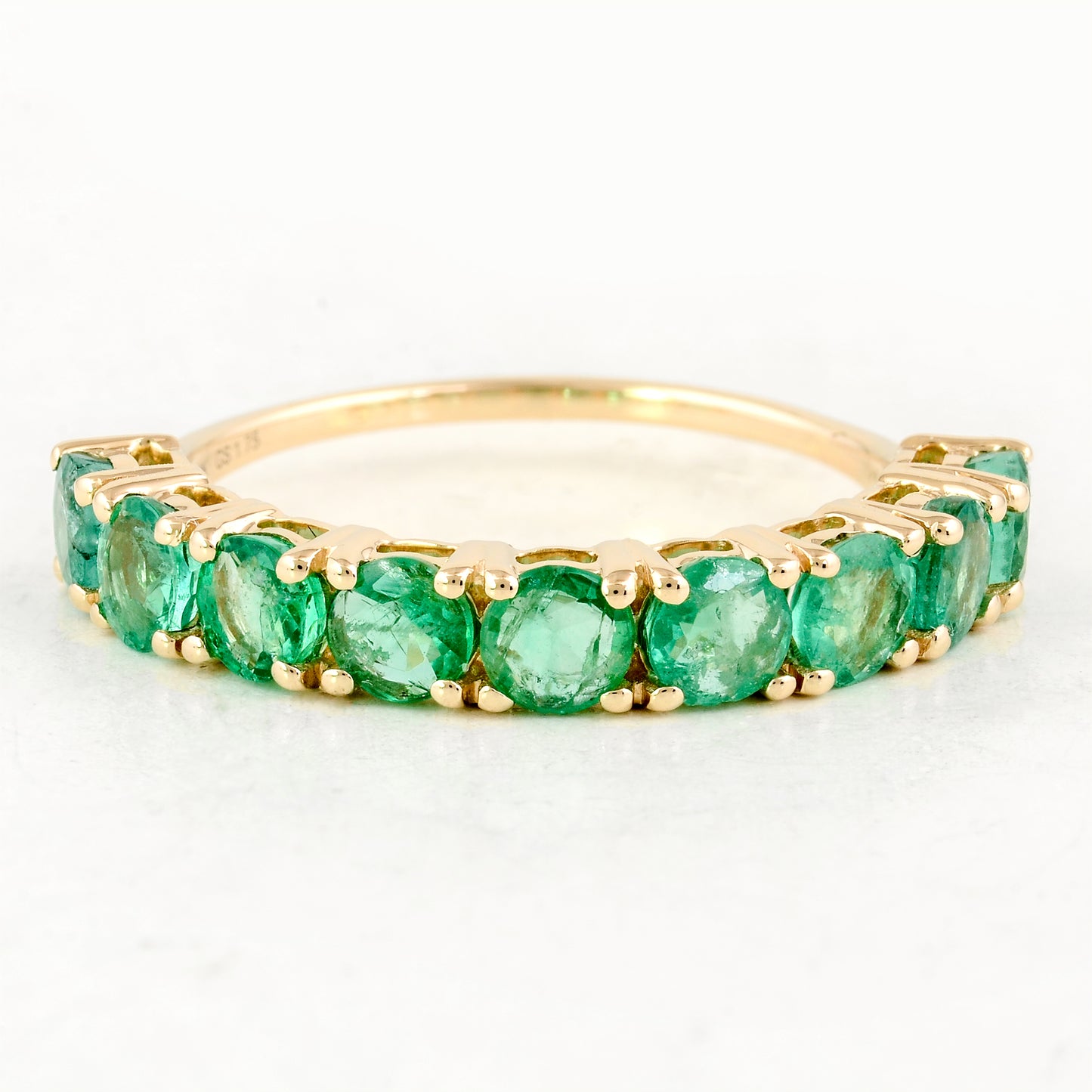 1.38 Carats Emerald 14K Gold Ring