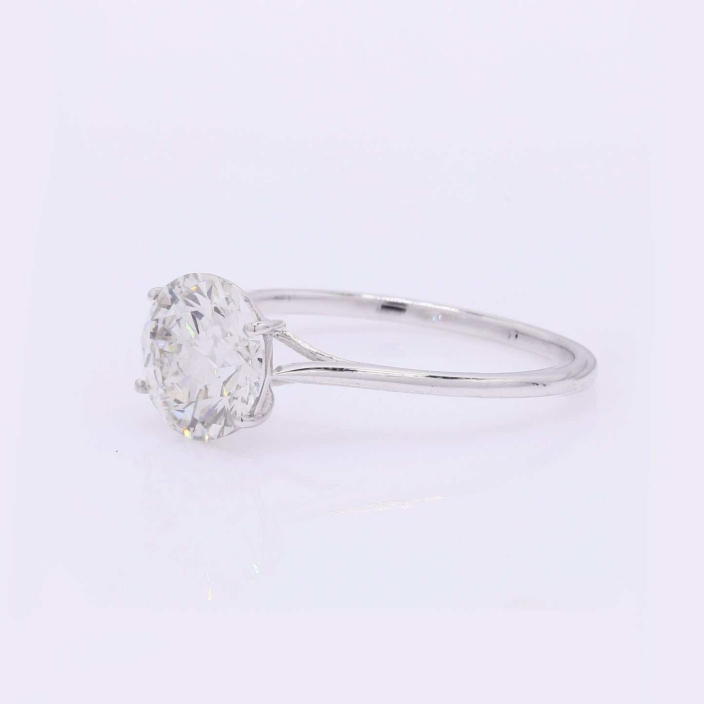 2.12 Carats Lab Grown Diamond 14K Gold Ring
