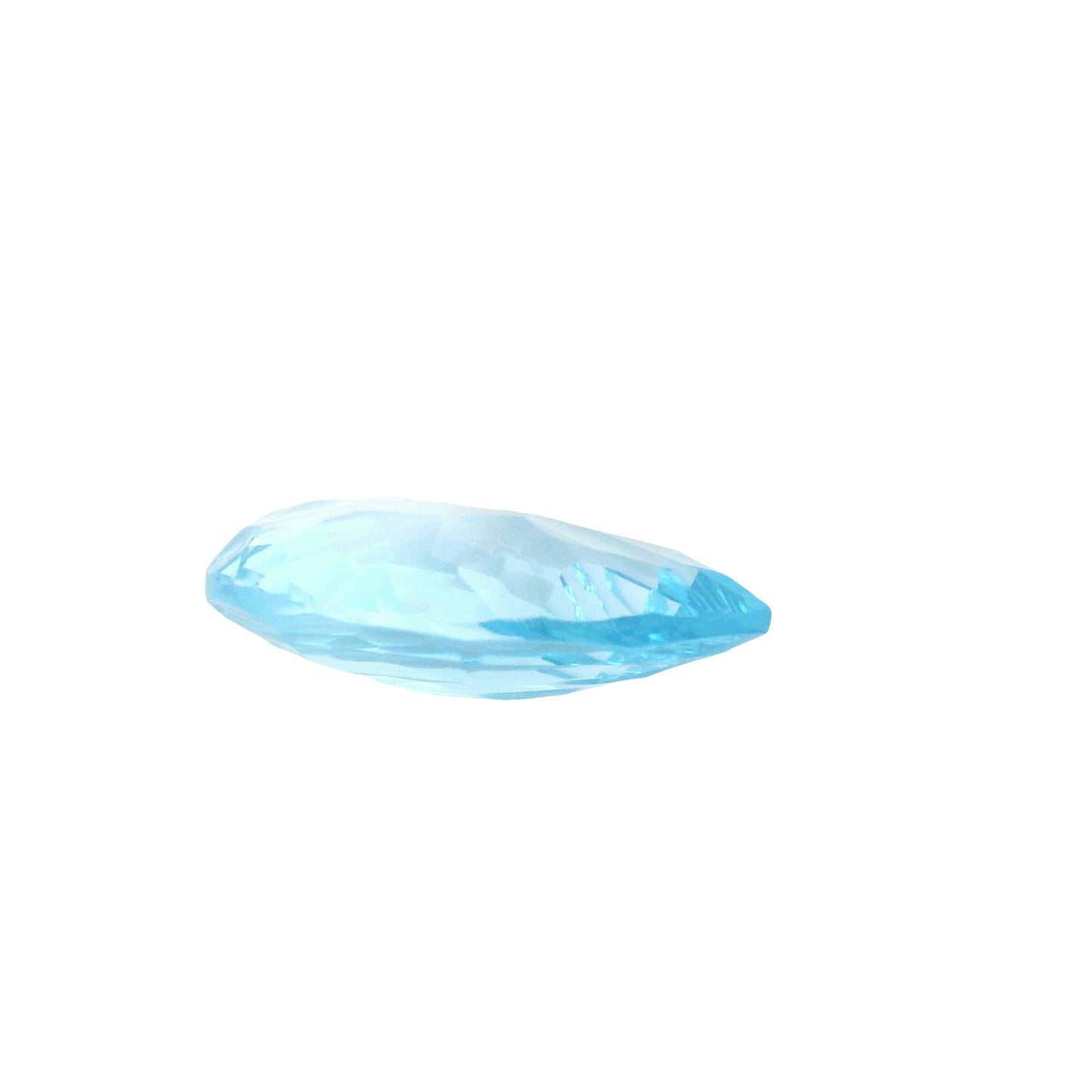 27.78 Blue Topaz Pear Gemstone