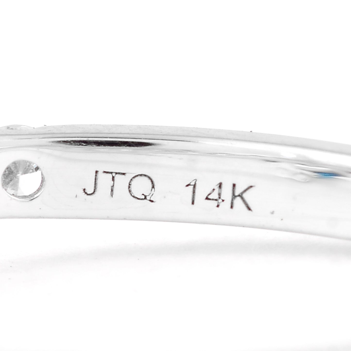 1.42 Carats Blue Lab Grown Diamond 14K Gold Ring