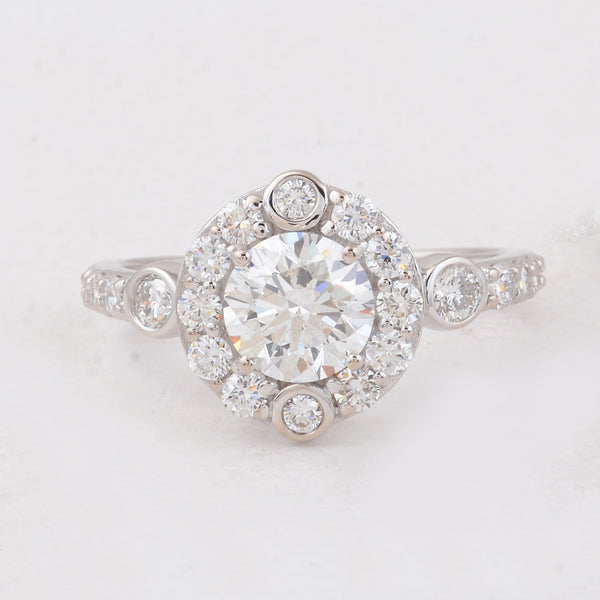 2.07 Carats Lab Grown Diamond 14K Gold Ring
