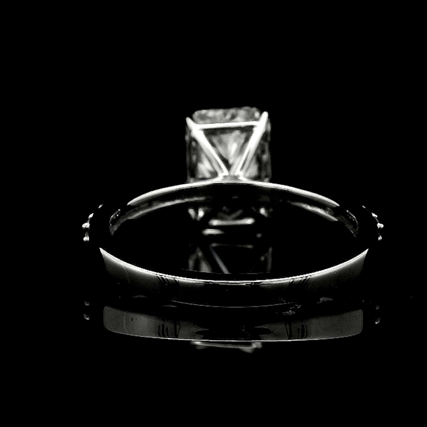 2.78 Carats Lab Grown Diamond 950 Platinum Ring