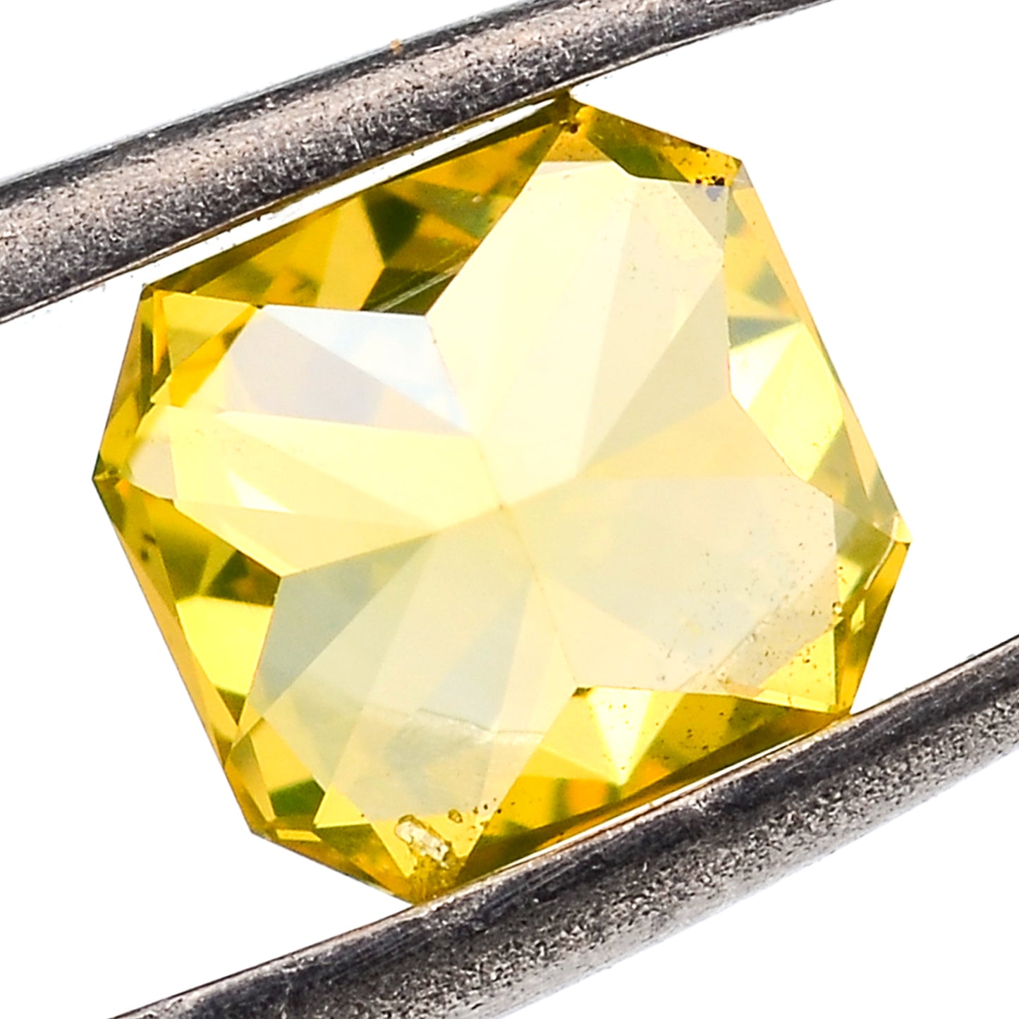 0.37 Yellow Diamond Octagon Loose Diamond