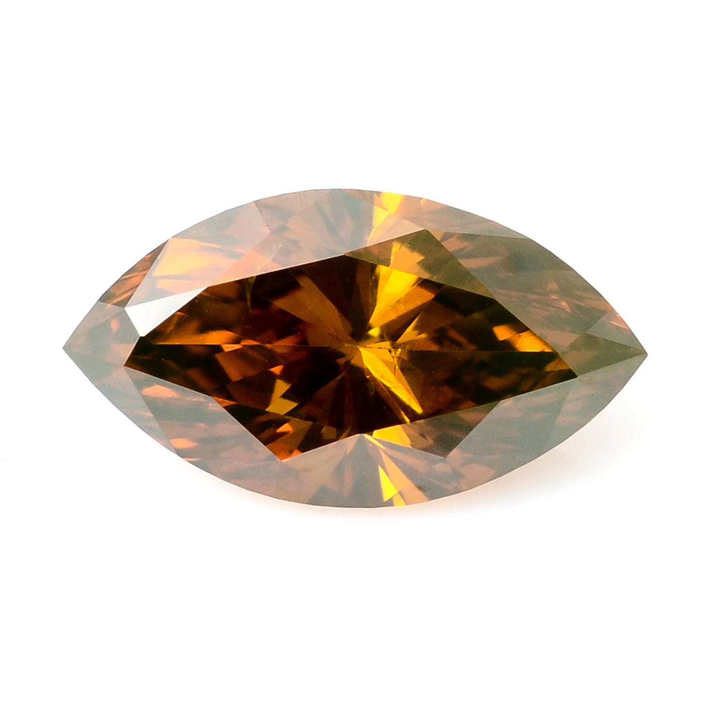 0.28 Carat Red Diamond Marquise Loose Gemstone