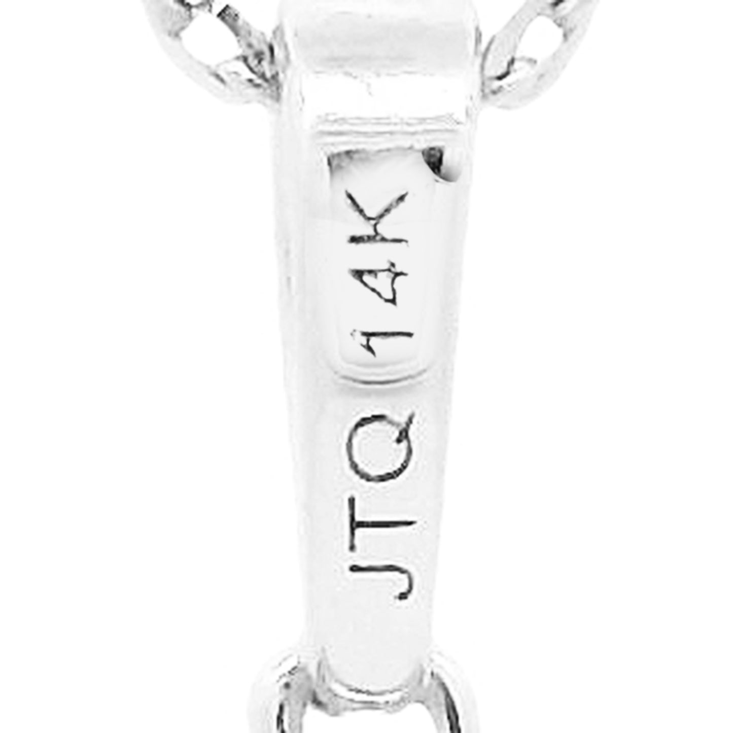 3.22 Carats Lab Grown Diamond 14K Gold Pendant