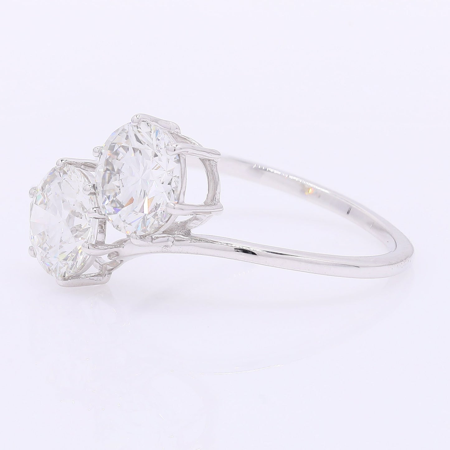 2.29 Carats Lab Grown Diamond 14K Gold Ring