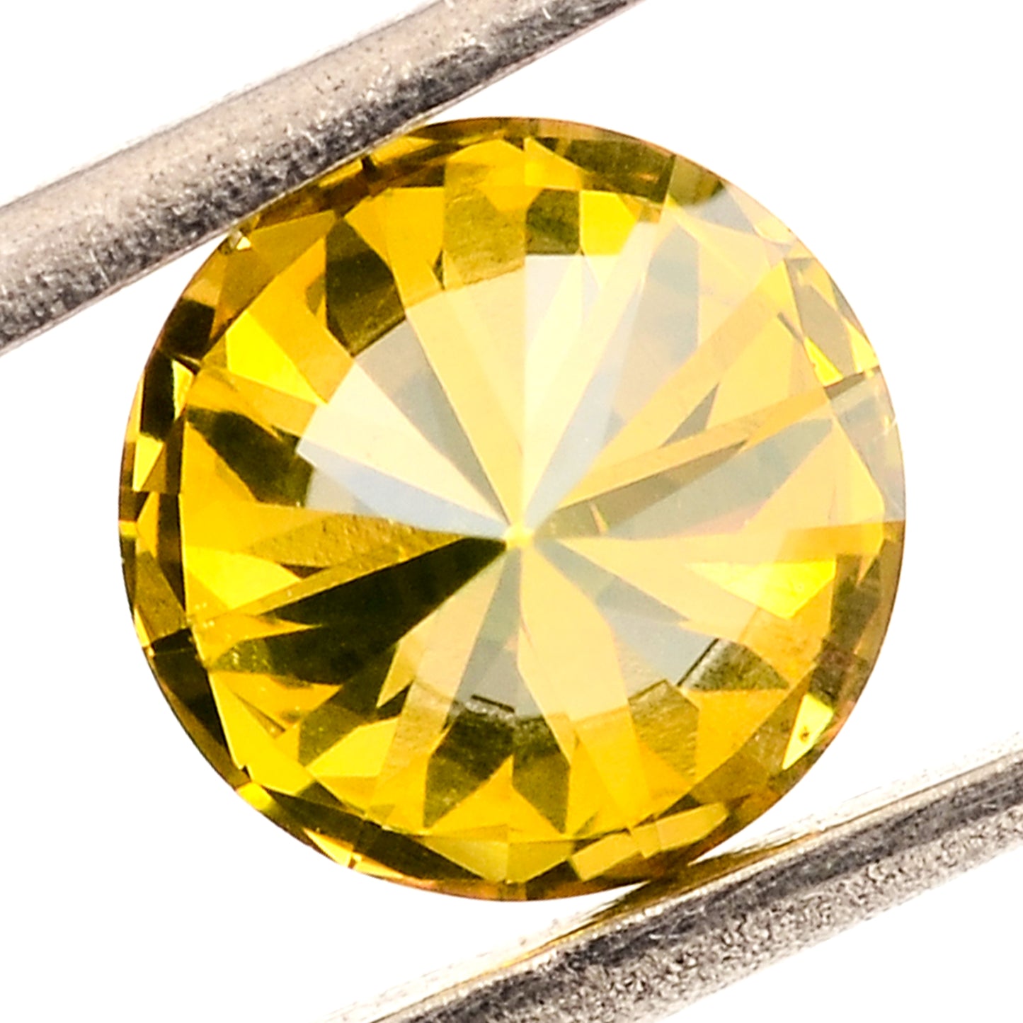 0.26 Yellow Diamond Round Loose Gemstone