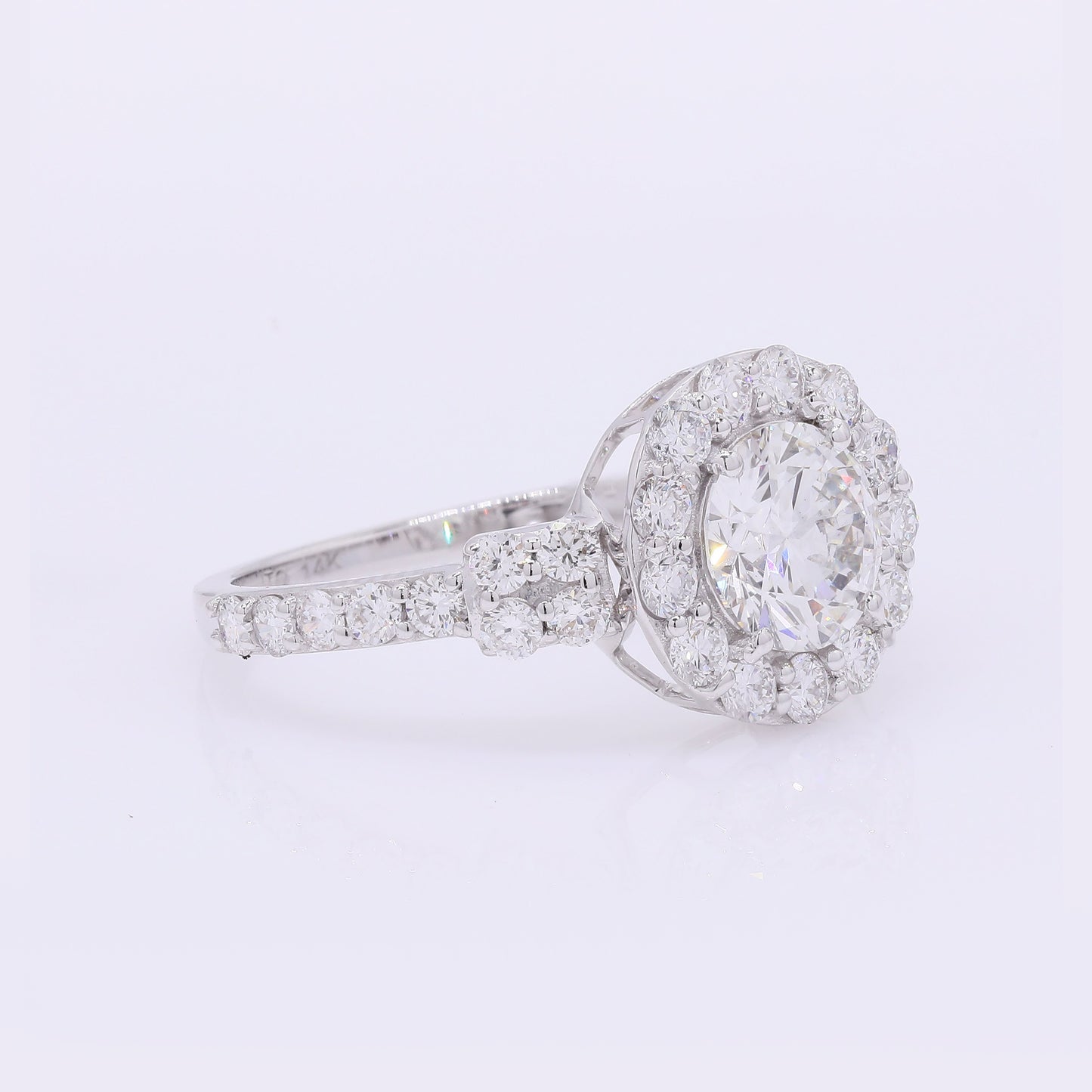 2.00 Carats Lab Grown Diamond 14K Gold Ring