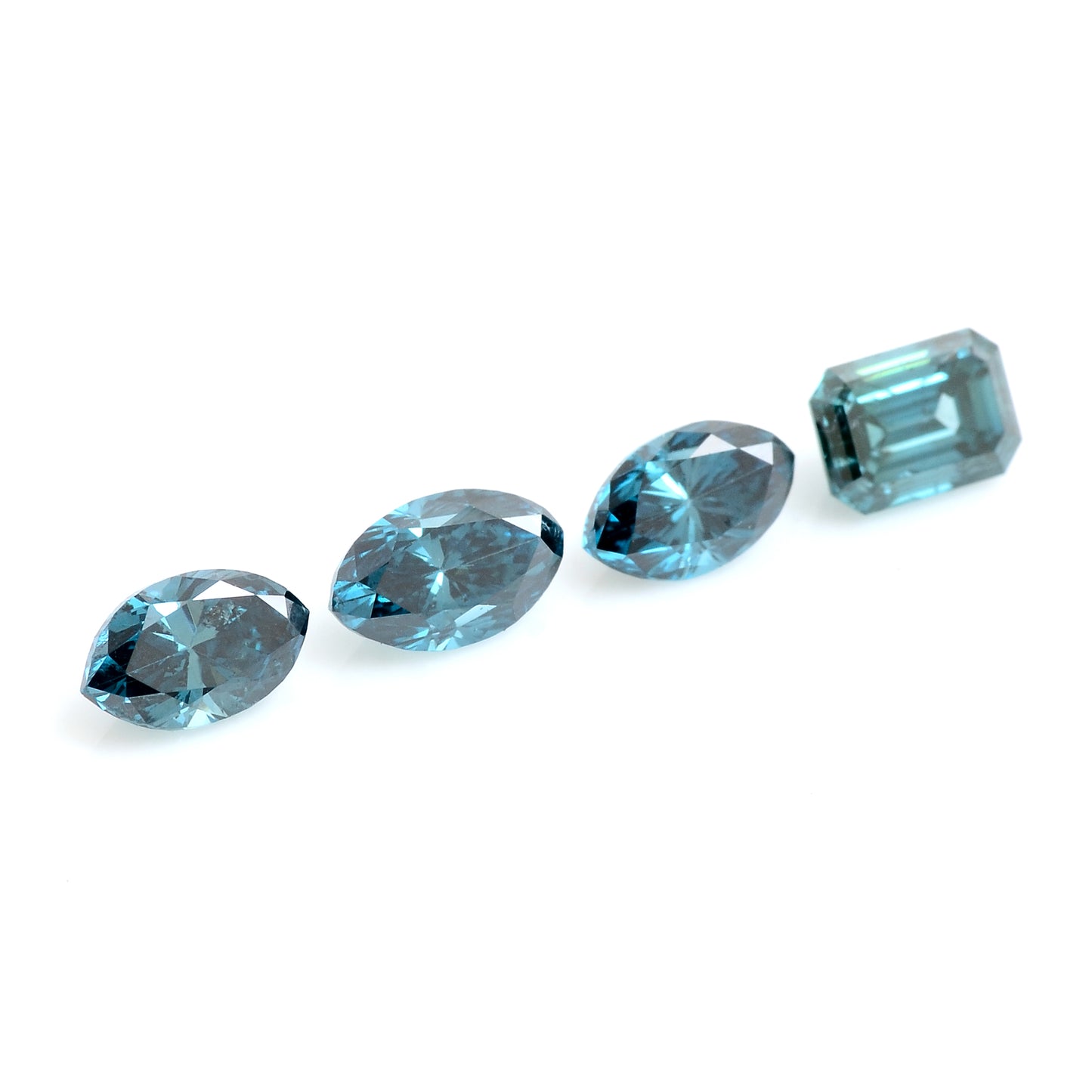 1.36 Carat Blue Diamond Mix Shape Loose Gemstone