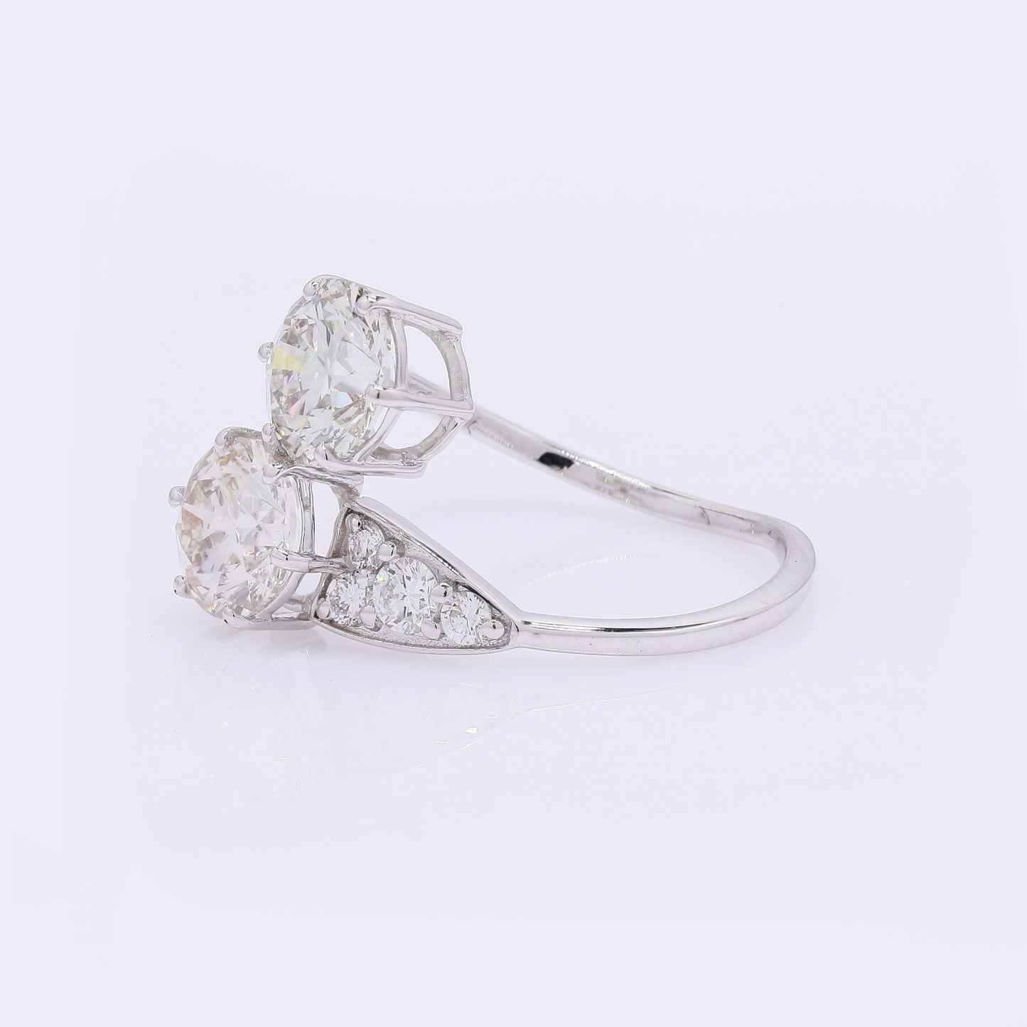 2.22 Carats Lab Grown Diamond 14K Gold Ring