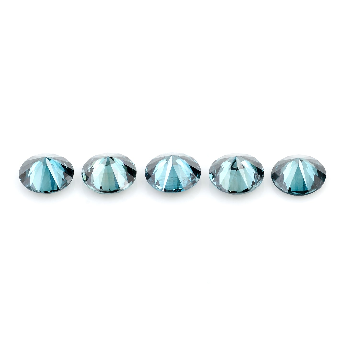0.78 Blue Diamond Round Loose Gemstone