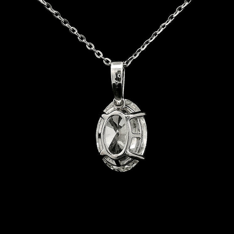 2.02 Carats Lab Grown Diamond 14K Gold Pendant