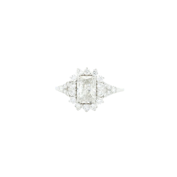1.51 Carats Lab Grown Diamond 14K Gold Ring