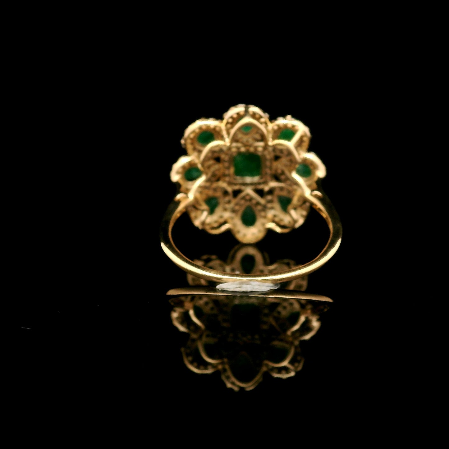 2.01 Ct Square Emerald 14K Gold Ring