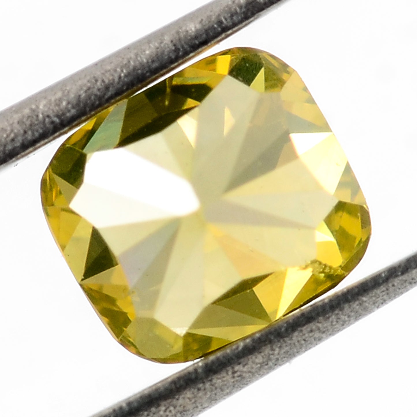 1.07 Carat Yellow Diamond Cushion Loose Gemstone