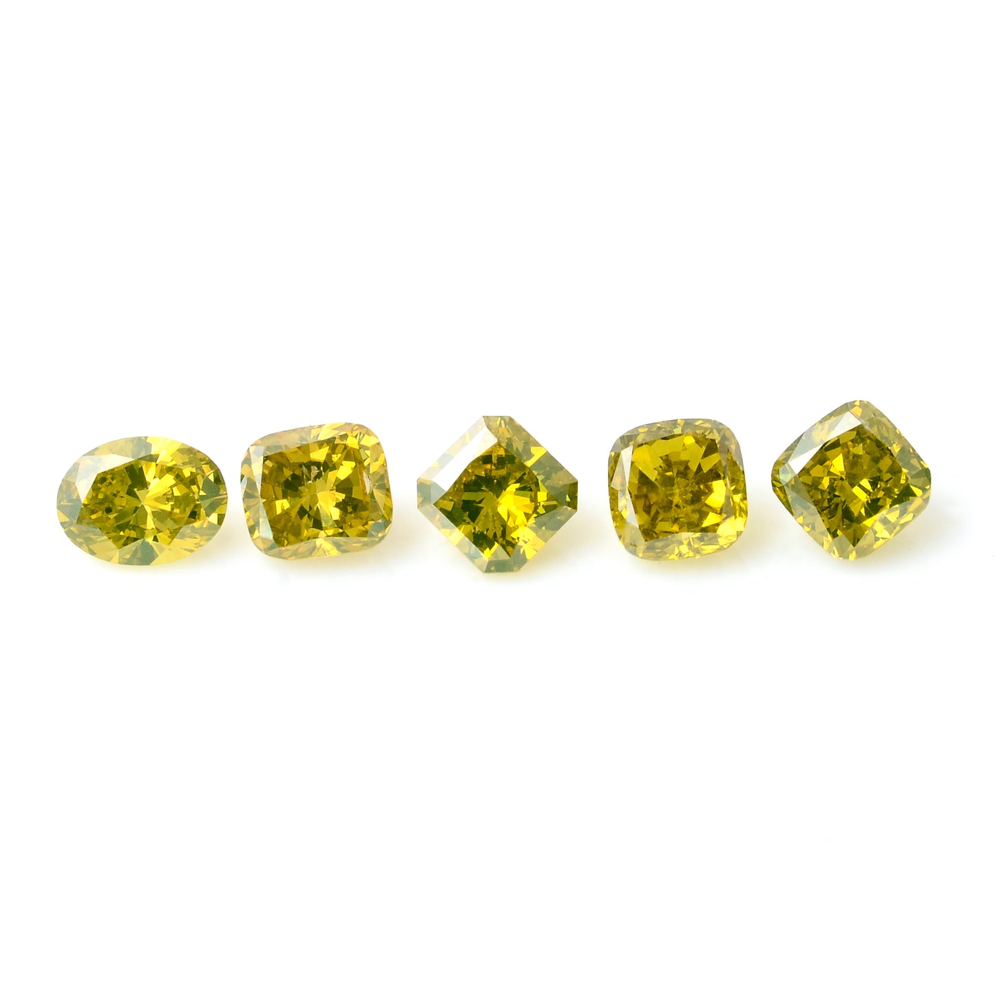 1.37 Carat Yellow Diamond Mix Shape Loose Gemstone