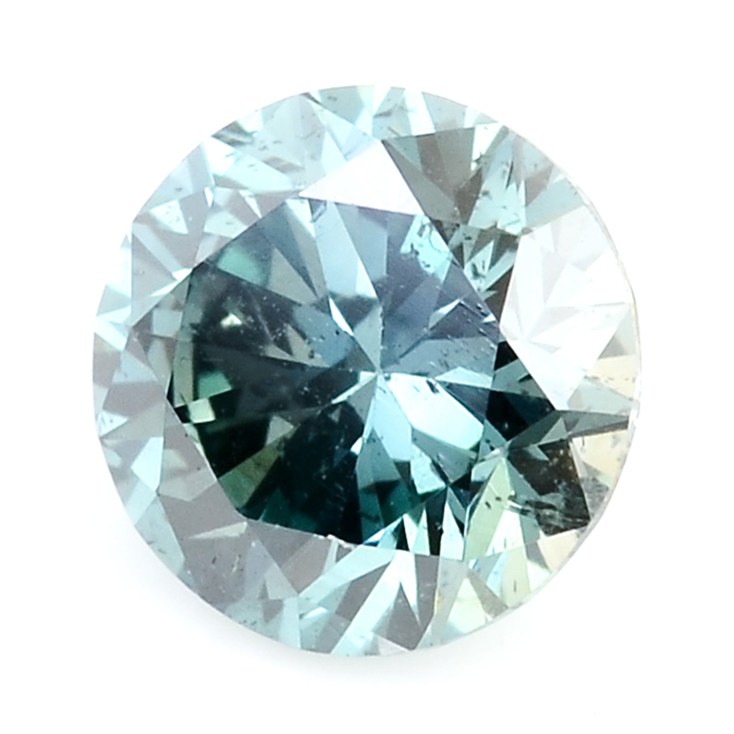 0.35 Blue Diamond Round Loose Gemstone