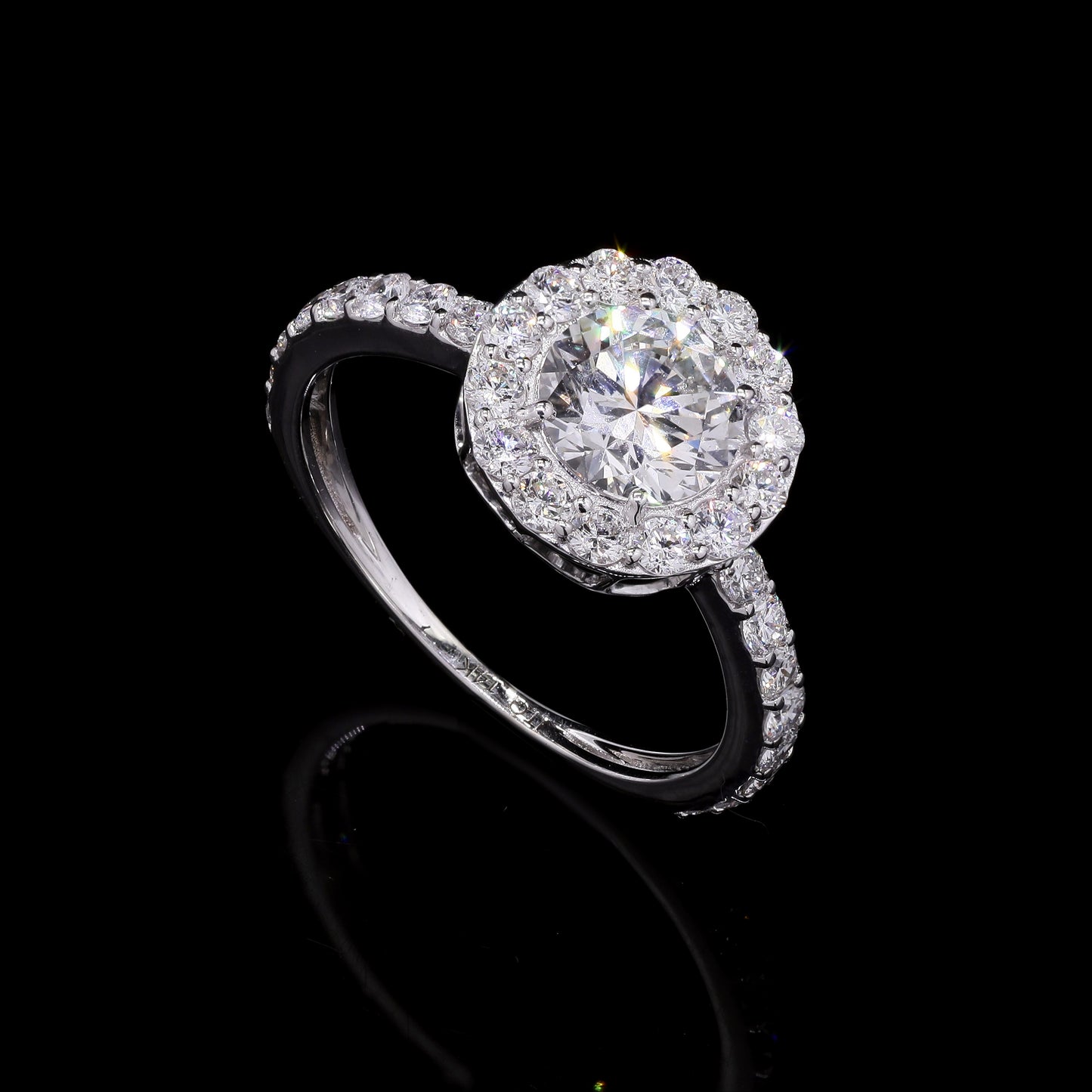 2.00 Carats Lab Grown Diamond 14K Gold Ring