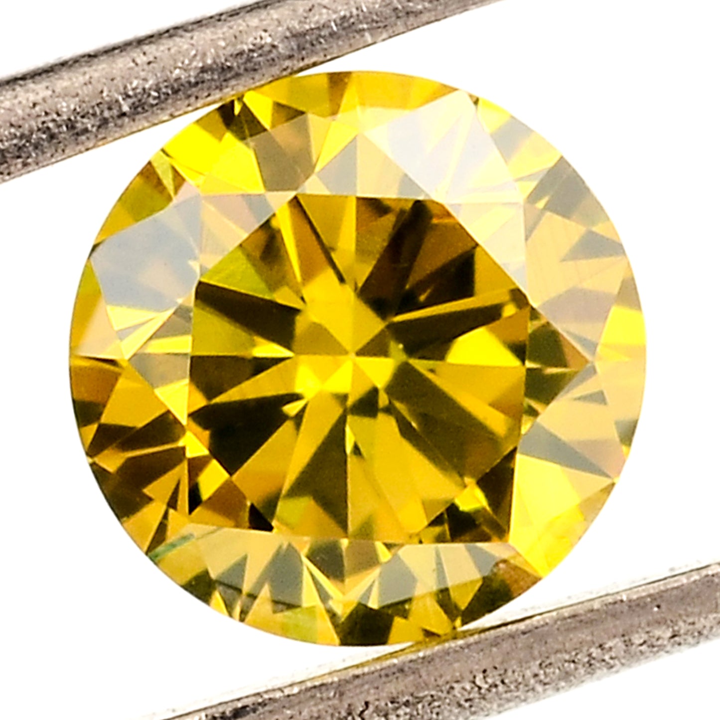 0.51 Yellow Diamond Round Loose Gemstone