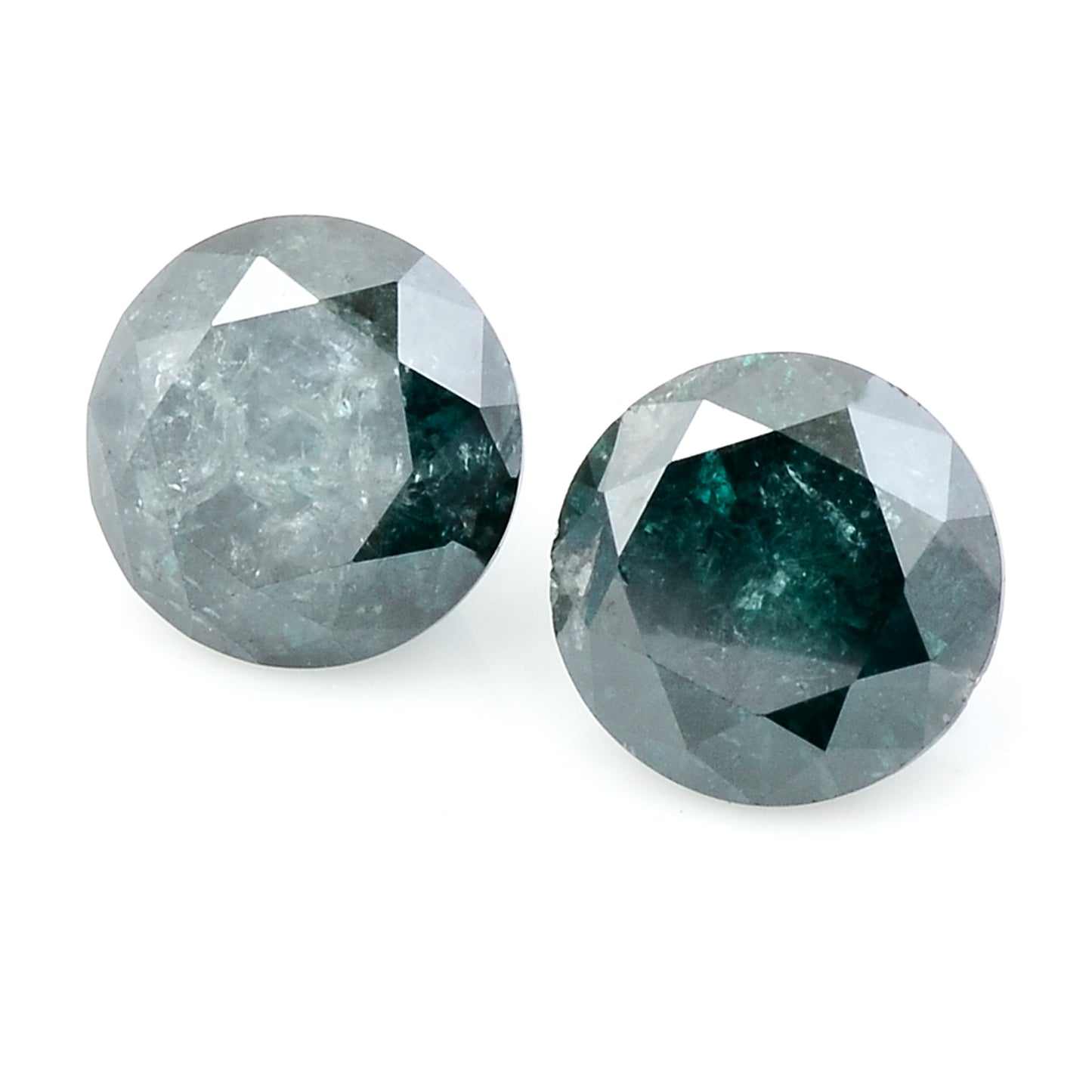 1.24 Blue Diamond Round Loose Gemstone