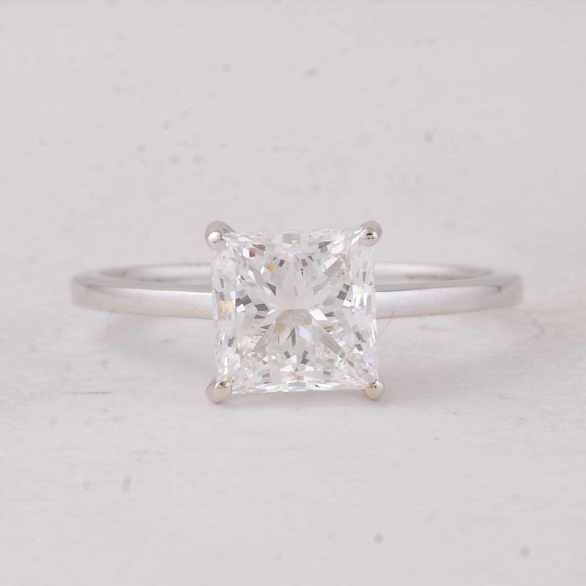 2.07 Carats Lab Grown Diamond 14K Gold Ring