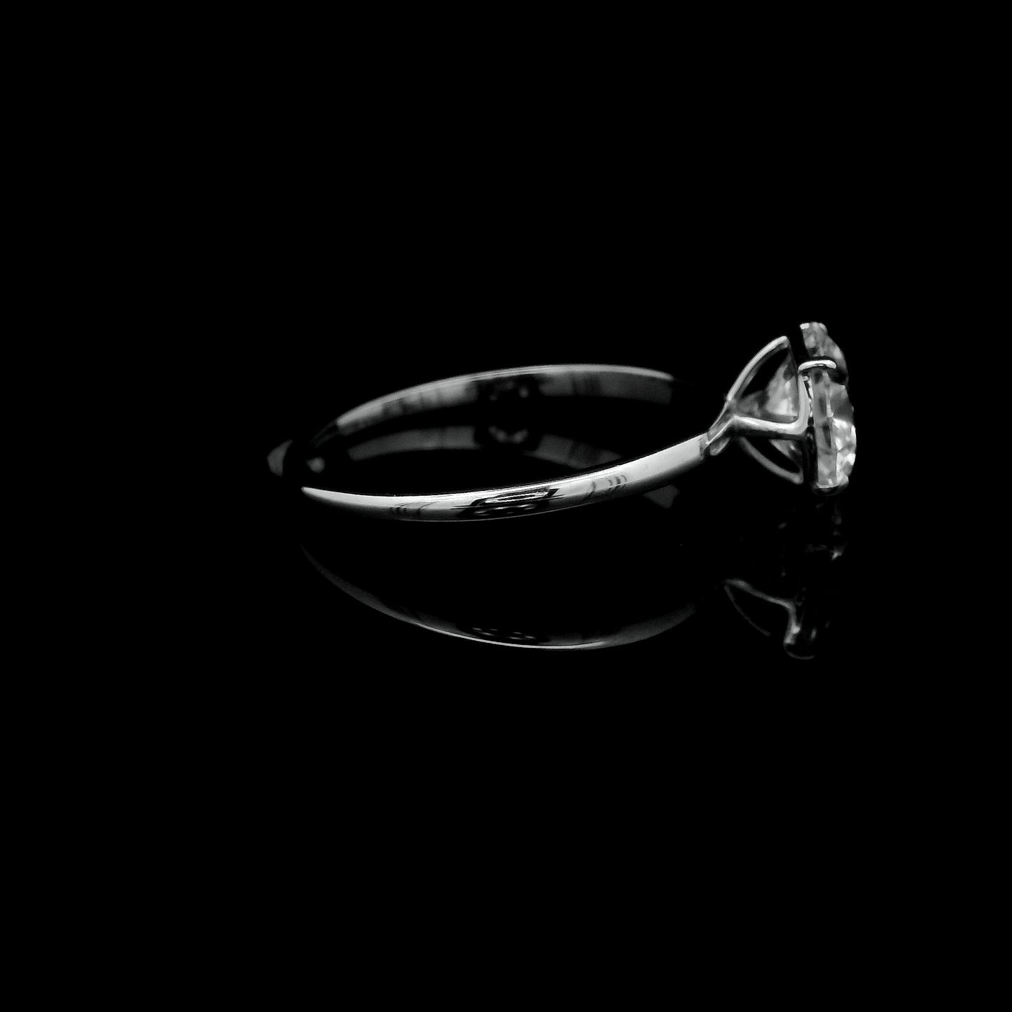 1.49 Ct Round Lab Grown Diamond 14K Gold Ring