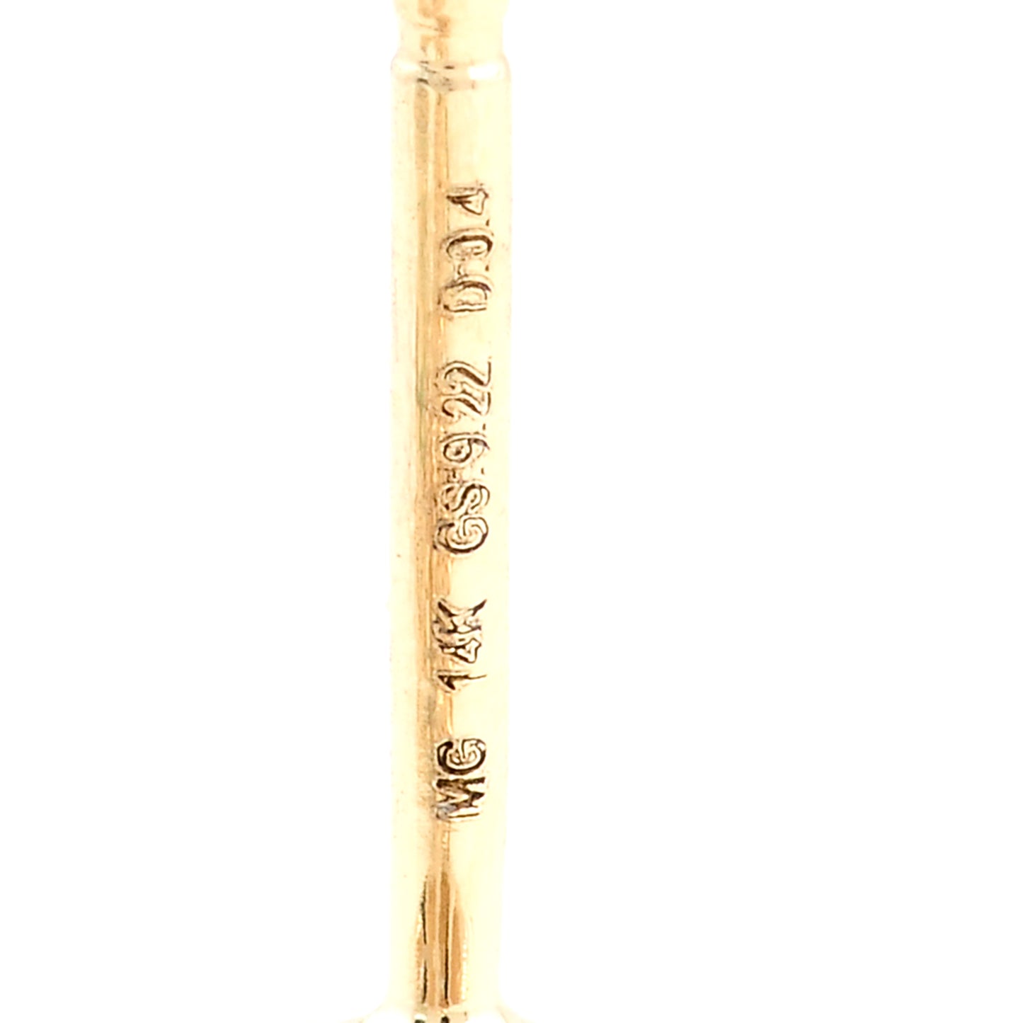 9.62 Ct Oval Emerald 14K Gold Earrings