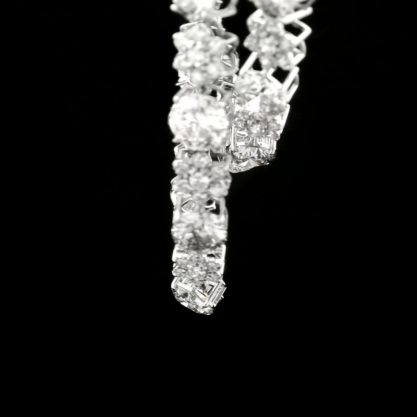 52.91 Ct Round Lab Grown Diamond 14K Gold Necklace