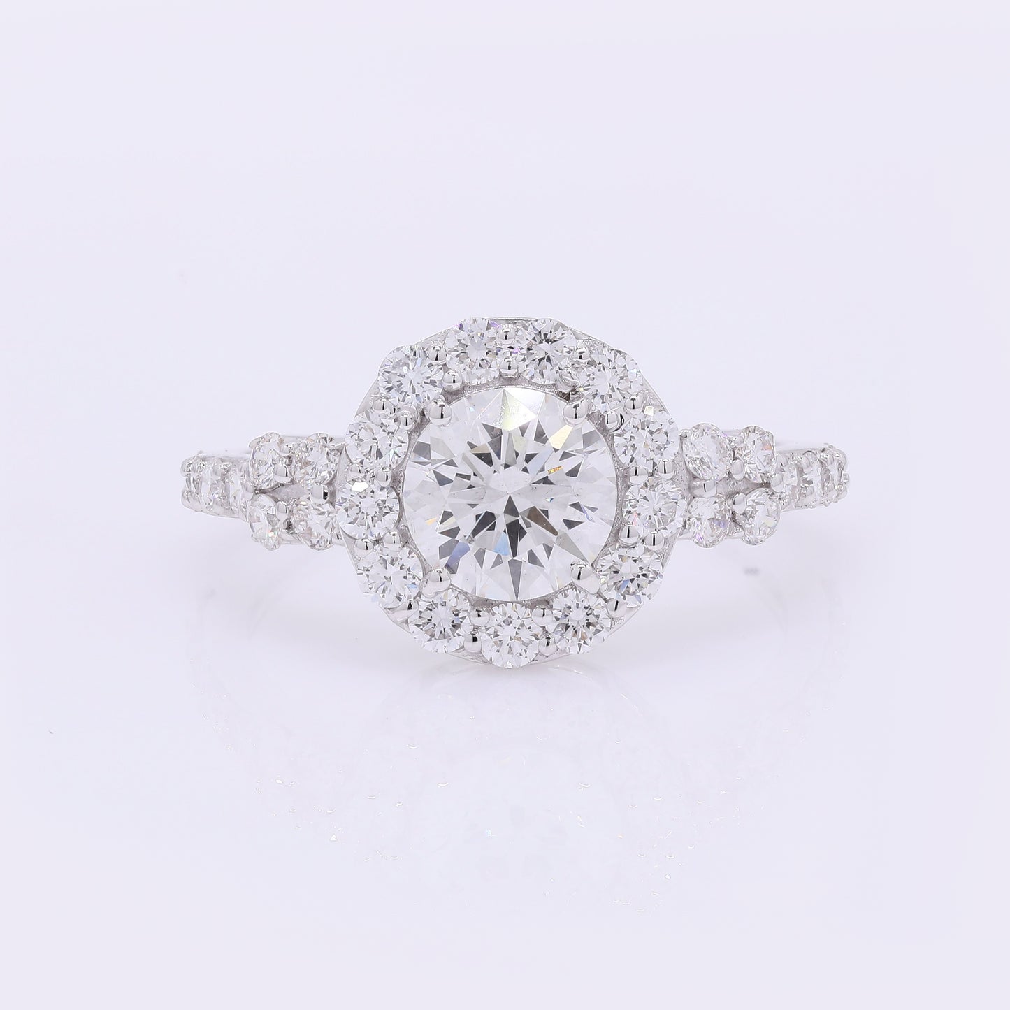 2.00 Carats Lab Grown Diamond 14K Gold Ring