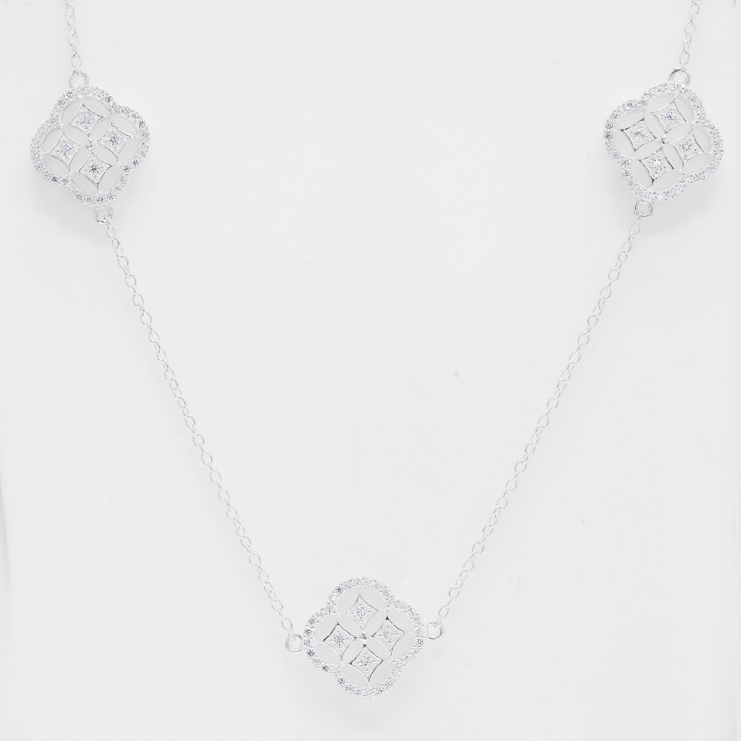 1.10 Ct Round Cubic Zirconia 925 Silver Pendant