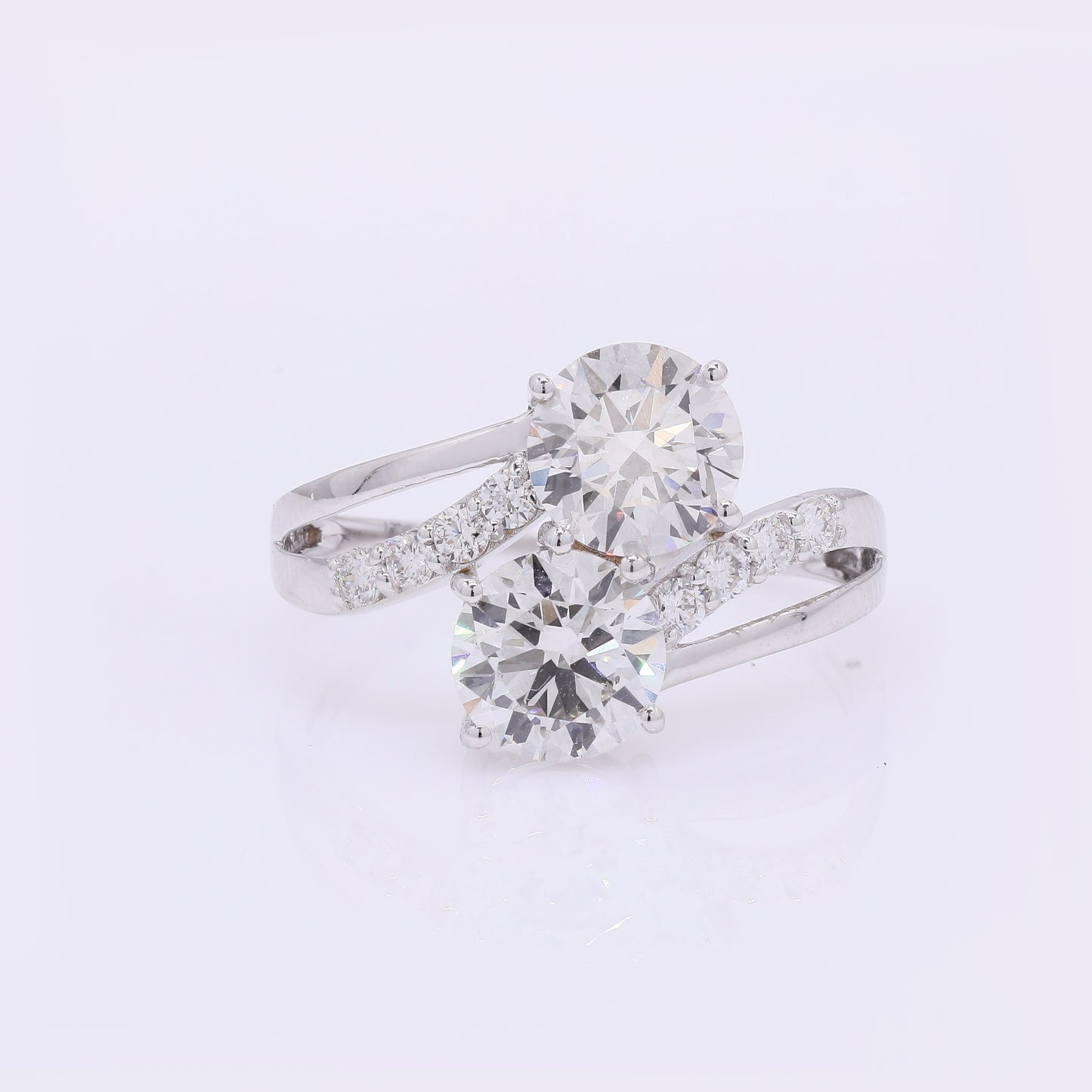 2.38 Carats Lab Grown Diamond 14K Gold Ring
