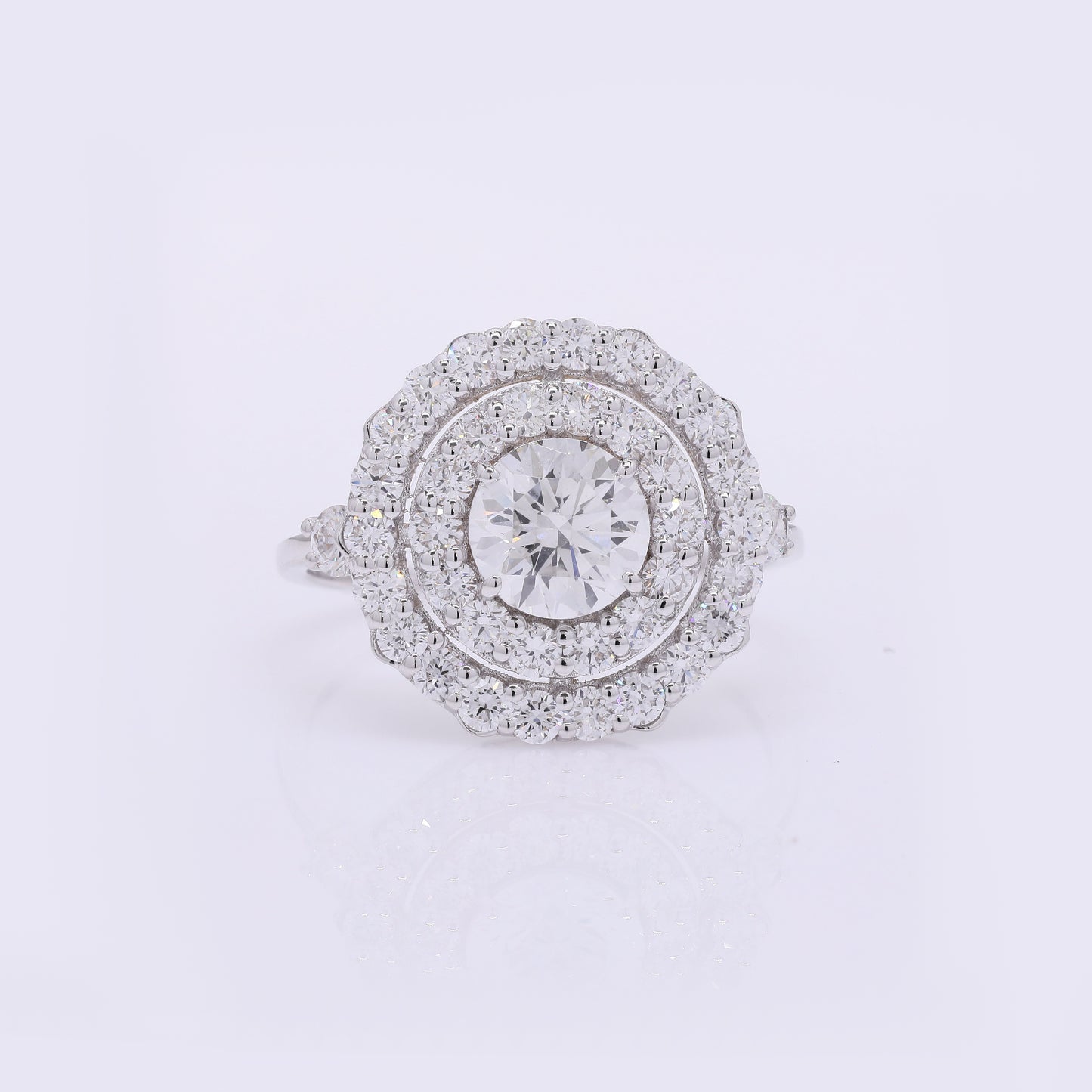 2.28 Carats Lab Grown Diamond 14K Gold Ring
