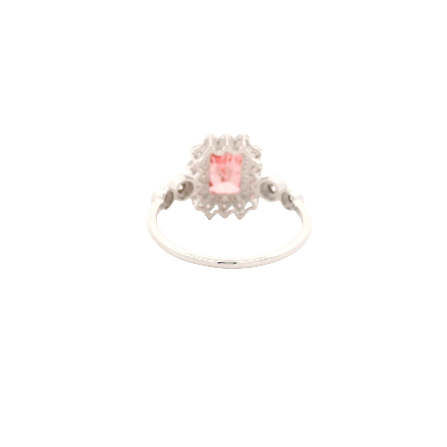 1.84 Carats Pink Lab Grown Diamond 14K Gold Ring