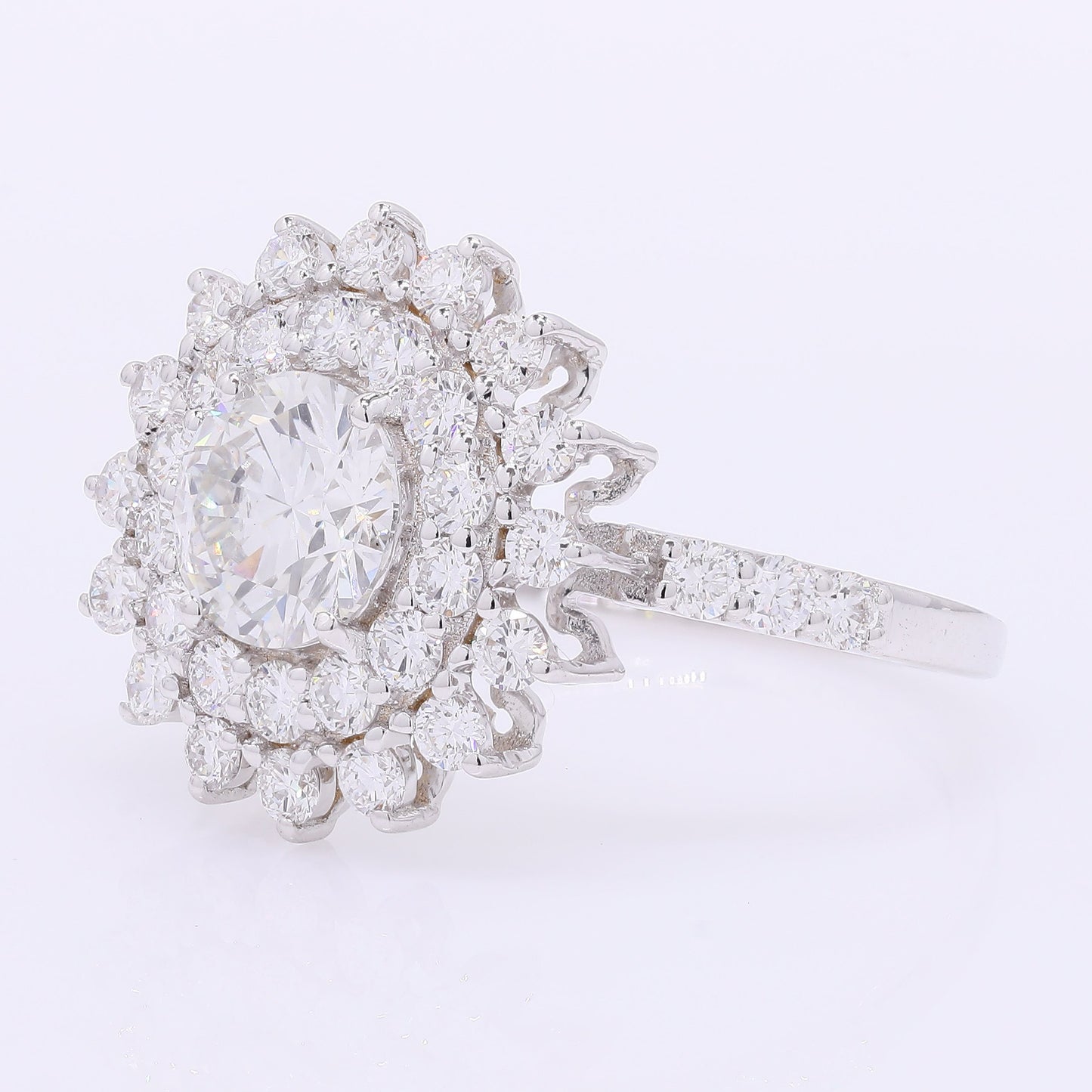 2.05 Carats Lab Grown Diamond 14K Gold Ring