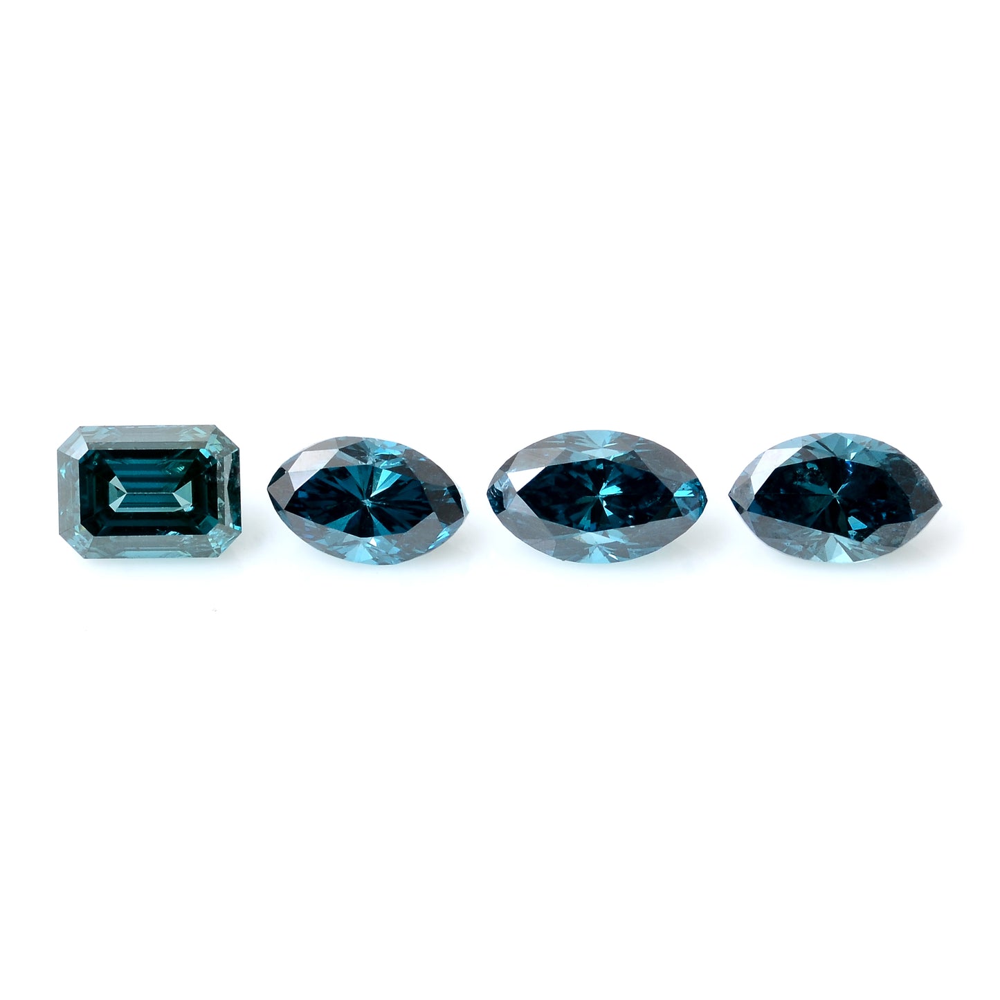 1.36 Carat Blue Diamond Mix Shape Loose Gemstone