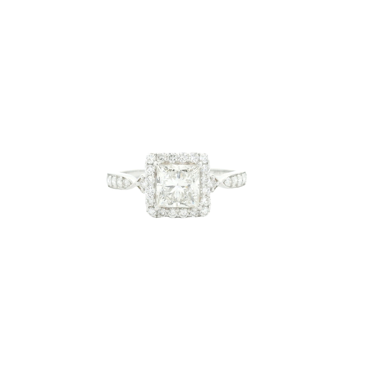 1.43 Carats Lab Grown Diamond 14K Gold Ring