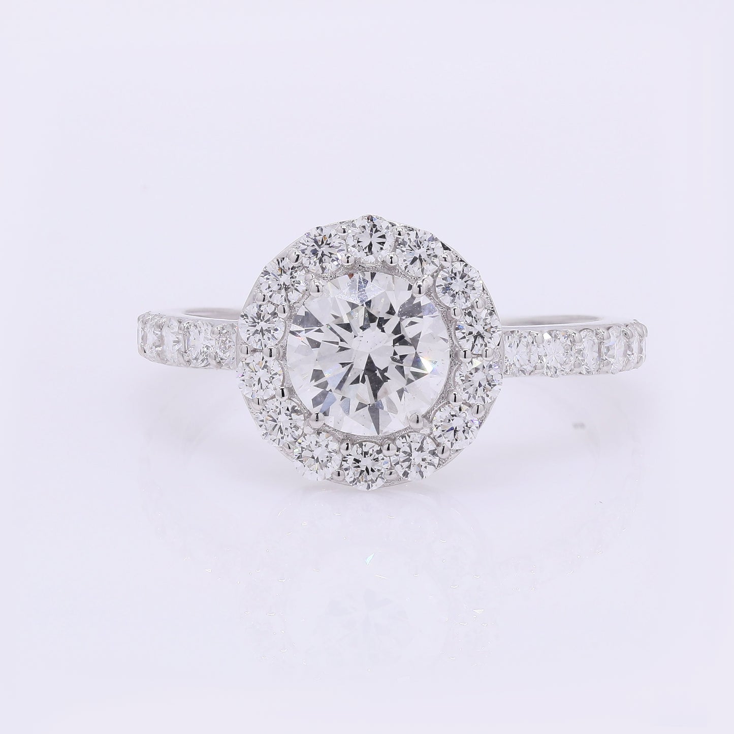 2.00 Carats Lab Grown Diamond 14K Gold Ring