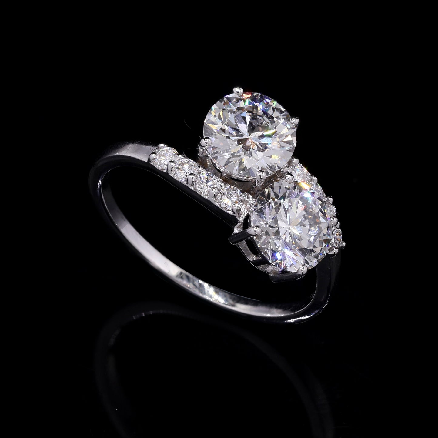 2.29 Carats Lab Grown Diamond 14K Gold Ring