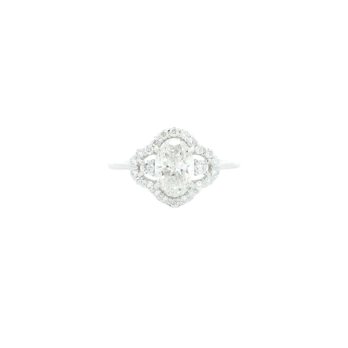 1.30 Carats Lab Grown Diamond 14K Gold Ring