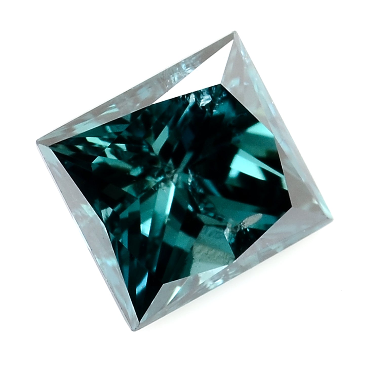 0.27 Blue Diamond Sqaure Loose Gemstone