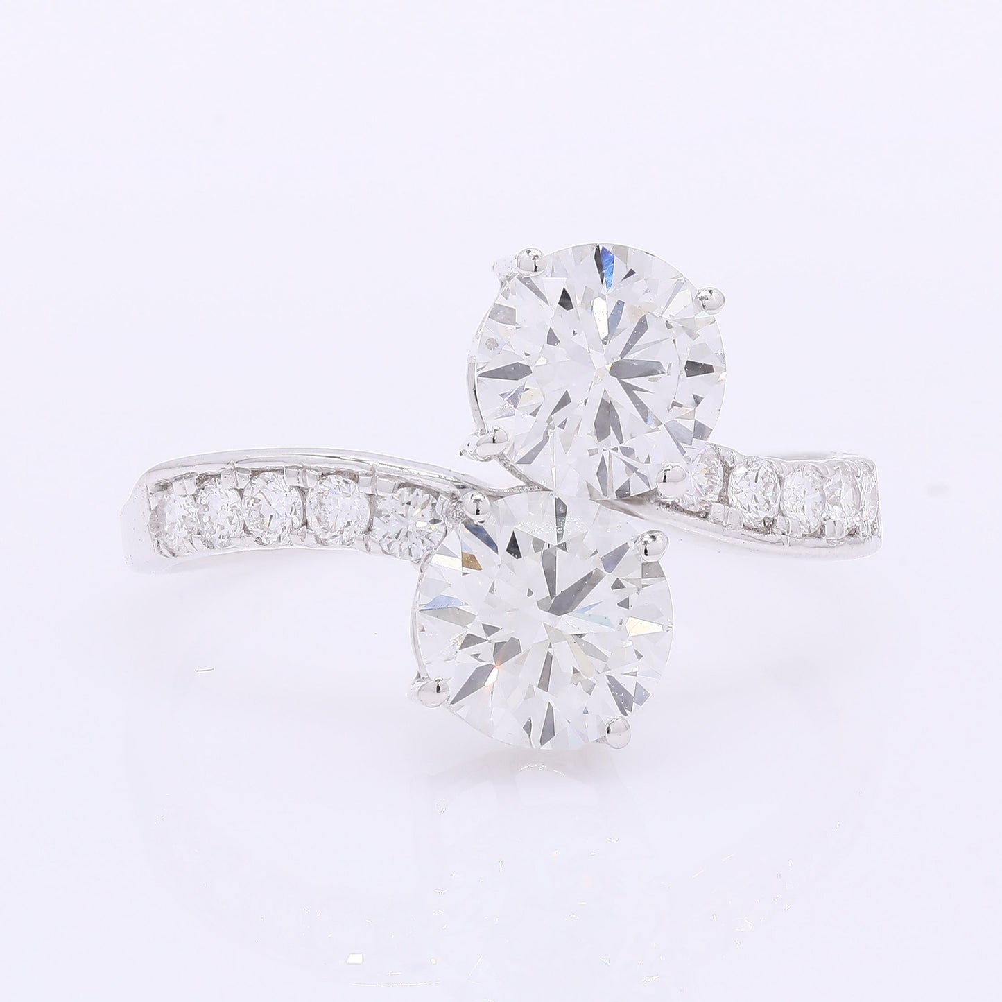 2.39 Carats Lab Grown Diamond 14K Gold Ring