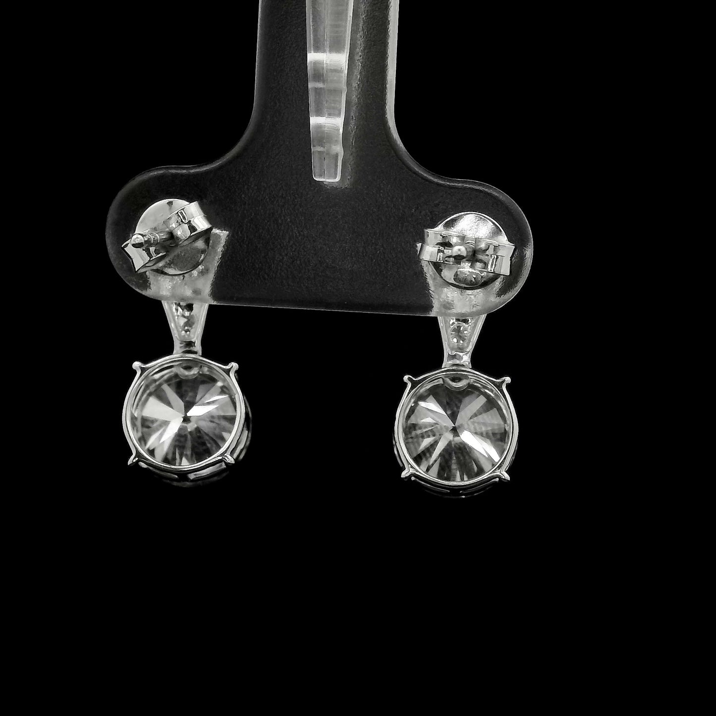 3.52 Carats Lab Grown Diamond 14K Gold Earrings