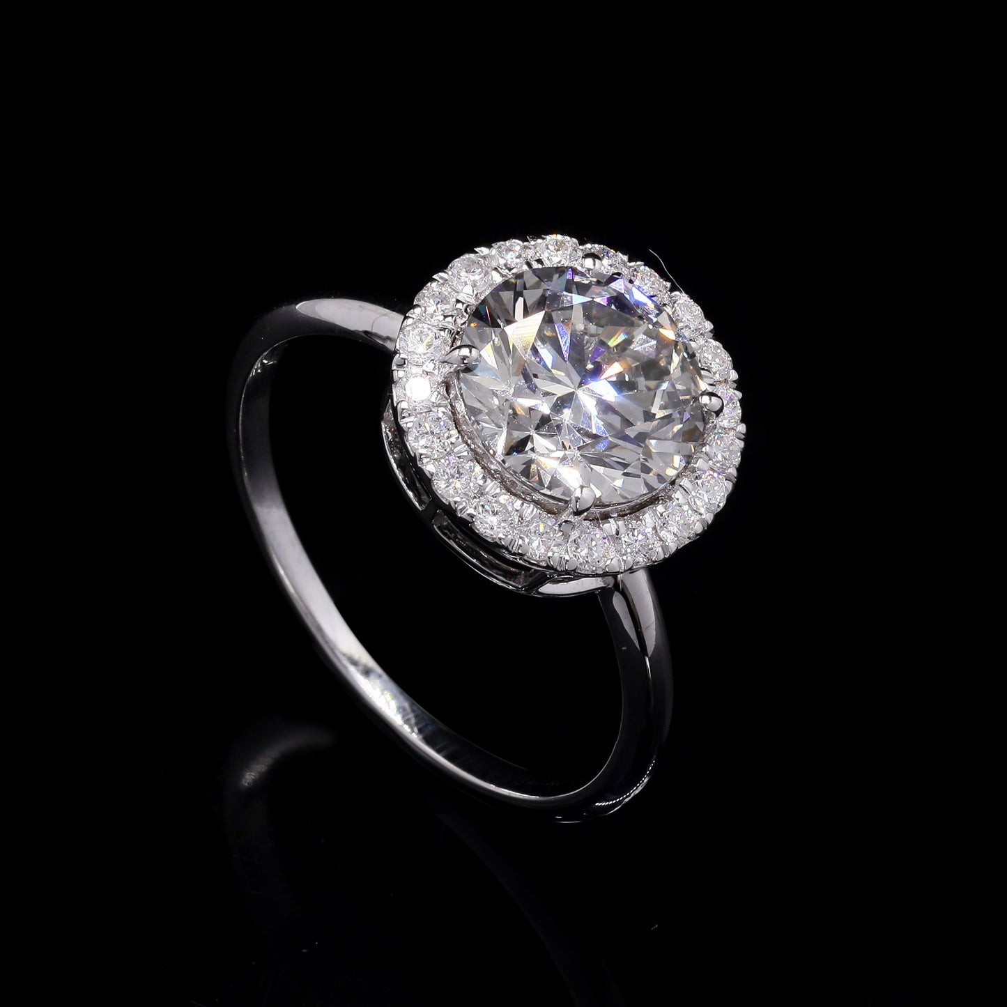 2.39 Carats Lab Grown Diamond 14K Gold Ring