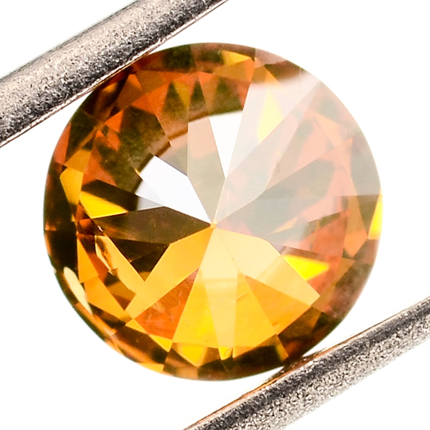 0.59 Red Diamond Round Loose Gemstone