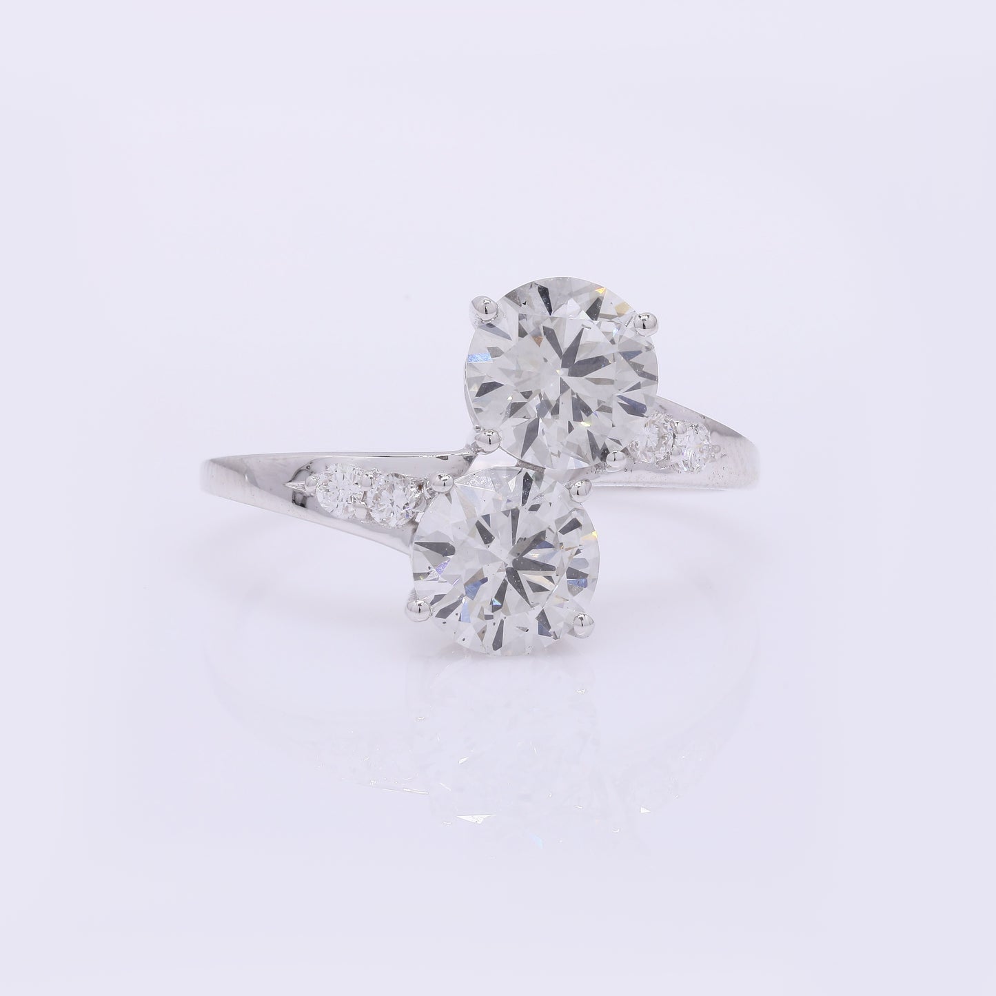 2.52 Carats Lab Grown Diamond 14K Gold Ring