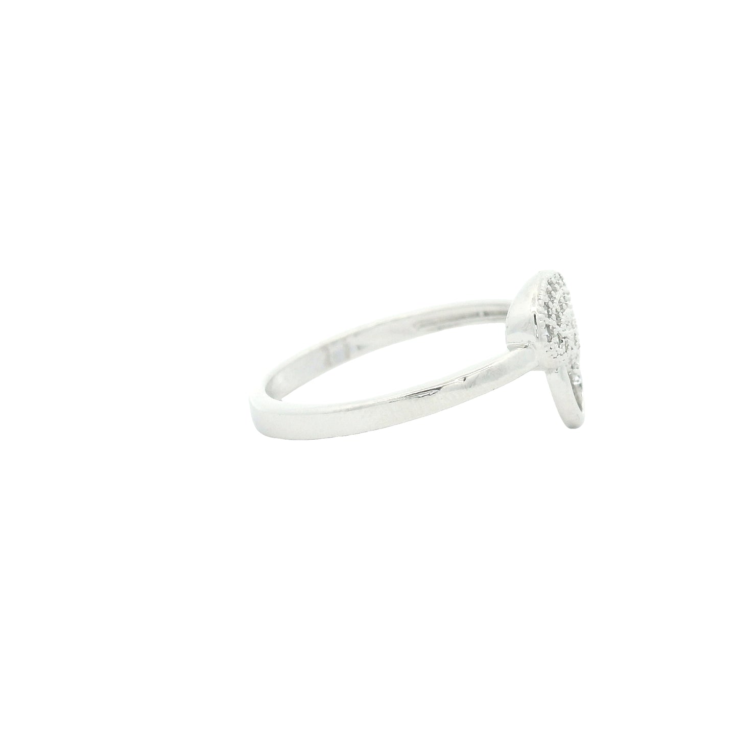 0.99 Ct Cubic Zirconia 925 Sterling Silver Ring